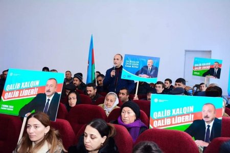 Prezident İlham Əliyevə İctimai Dəstək səhifəsi :Kəlbəcərli seçicilərlə görüş keçirilib   