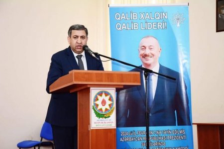 Prezident İlham Əliyevə İctimai Dəstək səhifəsi :Goranboy rayon Məcburi köçkün şəhərciyində seçicilərlə görüş keçirilib.