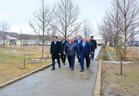 Ağstafa RİH başçısı Seymur Orucov vətəndaşların növbəti səyyar qəbulunu Saloğlu qəsəbəsində keçirib