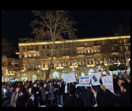 Bskıda İlham Əliyevə dəstək yürüşü - FOTOLAR