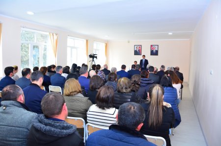 Ağstafa RİH başçısı Seymur Orucov Dağ Kəsəmən kəndində vətəndaşların növbəti səyyar qəbulunu keçirib
