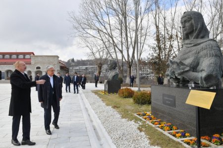 İlham Əliyevlə Tokayev Şuşada - FOTO