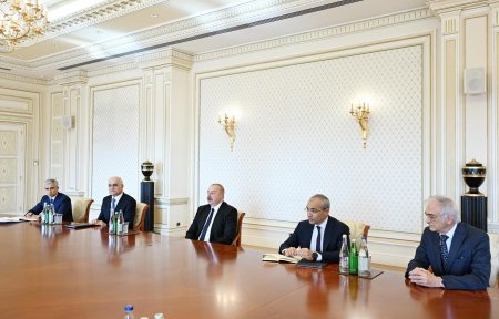İlham Əliyev Beqlovu qəbul etdi - FOTO