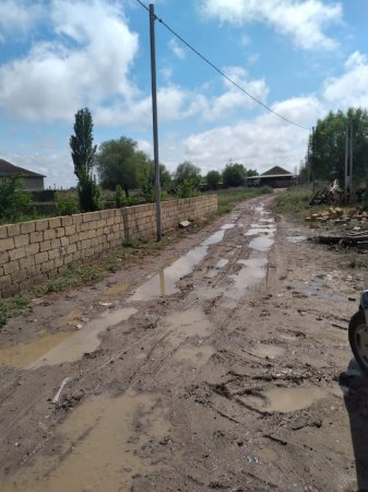 Salyan rayon "Beşdalı" kəndinin yolları....