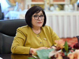 Sahibə Qafarova Belarus və efiopiyalı həmkarları ilə görüşdü - FOTO