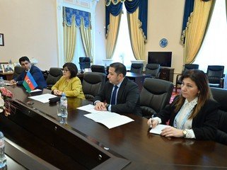 Sahibə Qafarova Belarus və efiopiyalı həmkarları ilə görüşdü - FOTO