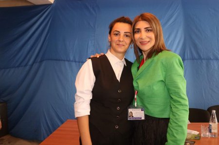 Deputatlığa namizəd Günay Ağamalı Salyan rayonunun Kür Qaraqaşlı kəndində seçicilərlə  görüşdü