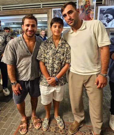 Leyla Əliyeva Hidayət və Zelimlə görüşdü - Fotolar