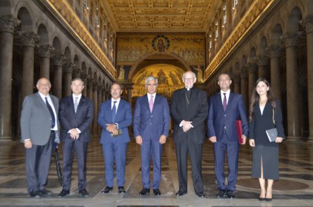 Heydər Əliyev Fondunun Vatikanda Müqəddəs Yubiley İlinə töhfəsi - FOTO