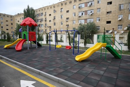 Heydər Əliyev Fondu tərəfindən inşa olunan uşaq bağçası istifadəyə verildi - Fotolar
