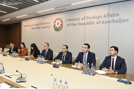 Bayramov Blinkenin köməkçisinin müavini ilə görüşdü