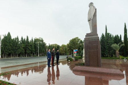 Vilayət Eyvazov Yevlaxda tapşırıqlar verdi - Fotolar