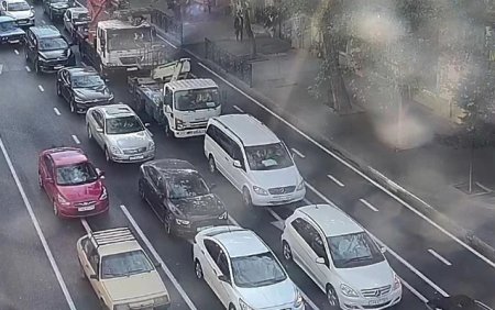 Hazırda tıxac olan yollar - Foto