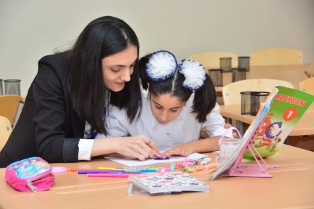 Xırdalan məktəbində xüsusi siniflər açıldı - FOTOLAR