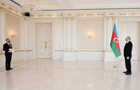 Yeni səfir etimadnaməsini prezidentə təqdim etdi - FOTO