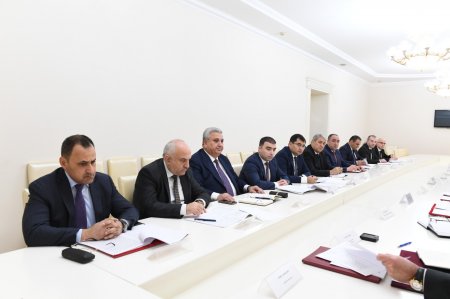 Rövşən Rzayev kollegiya iclası keçirdi - Tapşırıqlar verdi