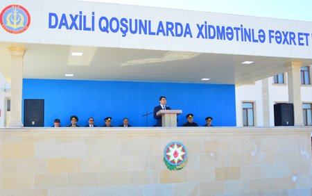 Ağstafada Daxili Qoşunların yaranması günü qeyd olundu - Fotolar