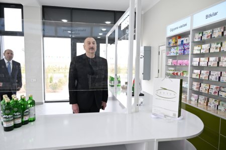 İlham Əliyevlə xanımı Ağdamda - FOTOLAR