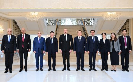 Prezident Çin Kommunist Partiyası Mərkəzi Komitəsinin nümayəndəsini qəbul edib