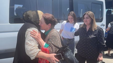232 nəfər doğma Ağdama QOVUŞDU - FOTOLAR