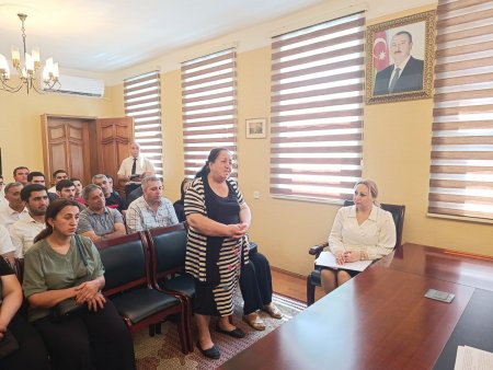 Laçın Rayon İcra Hakimiyyətinin başçısı Aqil Nəzərlinin növbəti görüşü-səyyar qəbulu Bakı şəhərinin Nərimanov rayonunda keçirildi. 02.06.2025