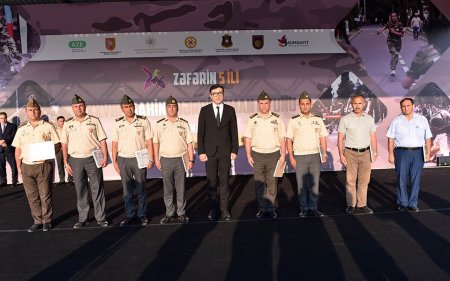 Vətən müharibəsindəki Zəfərimizin 5 illiyinə həsr olunmuş “Şahin” hərbi-idman oyunlarının final mərhələsi keçirilib