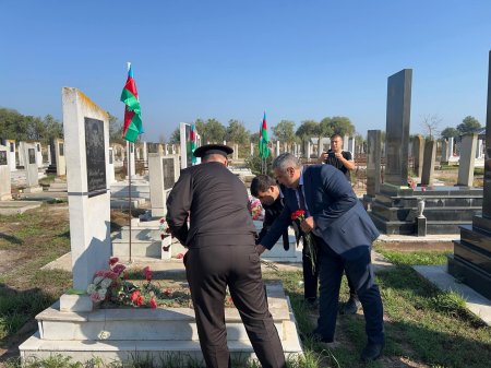 27 sentyabr – Milli Anım Günü münasibətilə Ağcabədi bələdiyyəsinin sədri İsmayıl Rəsulov şəhidlərin məzarını ziyarət edib.