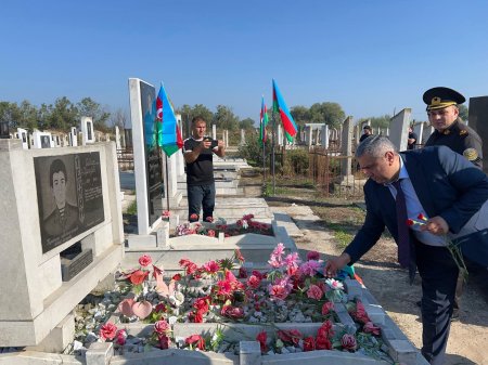 27 sentyabr – Milli Anım Günü münasibətilə Ağcabədi bələdiyyəsinin sədri İsmayıl Rəsulov şəhidlərin məzarını ziyarət edib.