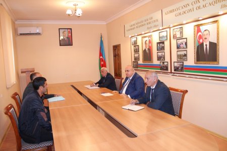 Laçın Rayon İcra Hakimiyyətində vətəndaşların növbəti qəbulu keçirildi. 01.10.2025