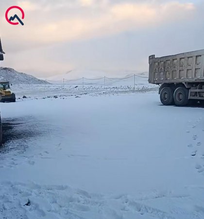 Laçına qar yağır - Fotolar