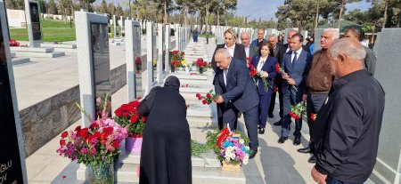 44 günlük Vətən müharibəsi şəhidi Xosrovzadə İlkin Azay oğlunun anım günü qeyd olunub