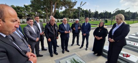 44 günlük Vətən müharibəsi şəhidi Xosrovzadə İlkin Azay oğlunun anım günü qeyd olunub