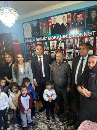 8 noyabr Zəfər Gününün beşinci ildöünümü ilə bağlı  şəhid ailəsi ilə görüş keçirilmişdir.