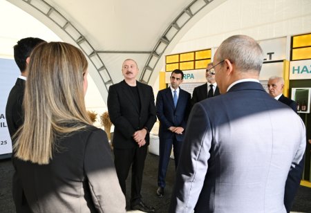 İlham Əliyev İmişlidə - FOTOLAR