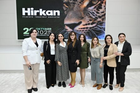 Leyla Əliyeva “Hirkan” filminin təqdimatında - FOTO