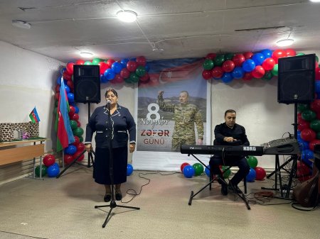 8 noyabr — Zəfər Günü münasibətilə Şərqi Zəngəzur Regional Mədəniyyət İdarəsinə tabeli müəssisələrində tədbir keçirilib 