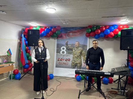 8 noyabr — Zəfər Günü münasibətilə Şərqi Zəngəzur Regional Mədəniyyət İdarəsinə tabeli müəssisələrində tədbir keçirilib 