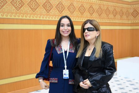 Leyla Əliyeva Türkmənistanda beynəlxalq konfransda - Fotolar