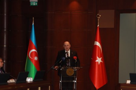 Deputatlar Ankarada Ulu Öndərin anım mərasimində - FOTOLAR
