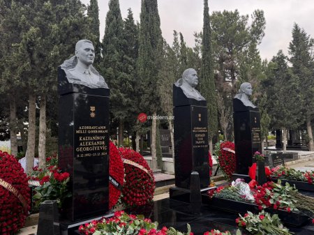 Nazir faciə qurbanlarını yad etdi - FOTOLAR