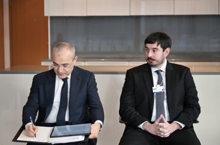 Heydər Əliyev Davosda - FOTO