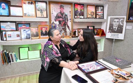 Leyla Əliyeva Vətən Müharibəsi Qəhrəmanının ailəsini ziyarət etdi - Fotolar