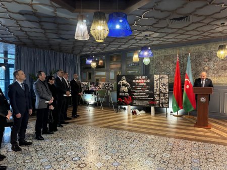 Belarusda Xocalı soyqırımı ilə bağlı tədbir keçirildi - Fotolar