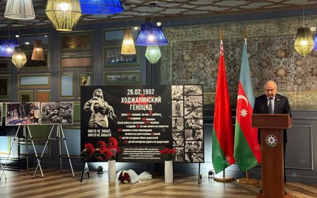 Belarusda Xocalı soyqırımı ilə bağlı tədbir keçirildi - Fotolar
