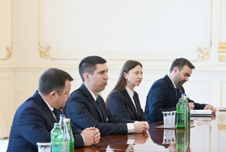 Prezident Moldova XİN rəhbərini qəbul etdi - Fotolar