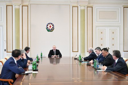 Prezident TDT-yə üzv dövlətlərin hökumət başçılarını qəbul edib - FOTOLAR