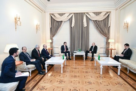 İlham Əliyev Cevdet Yılmazı qəbul etdi - FOTOLAR