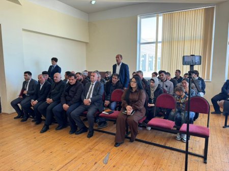 Laçın Rayon İcra Hakimiyyətinin başçısı Aqil Nəzərlinin növbəti görüşü-səyyar qəbulu Yevlax rayonunda keçirildi. 08.04.2026