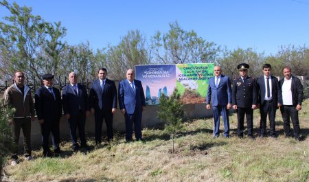 Laçınlılar “Şəhərsalma və Memarlıq ili” ilə əlaqədar ağacəkmə aksiyası keçirmişlər. 15.04.2026