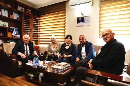 Bu gün, 8 may Azərbaycanın Milli Qəhrəmanı Albert Aqarunovun şəhid olmasının ildönümü ilə əlaqədarailə üzvləri qonağımız oldular 